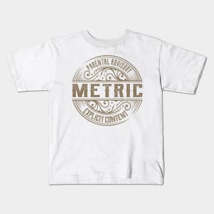 Metric Vintage Ornament Kids T-Shirt